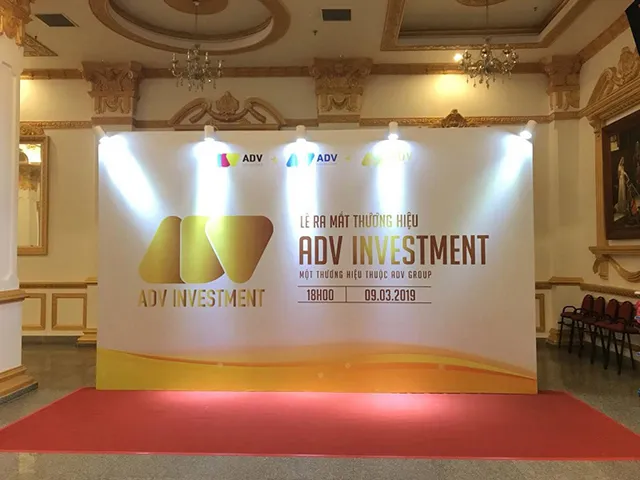 In backdrop sự kiện ngắn ngày