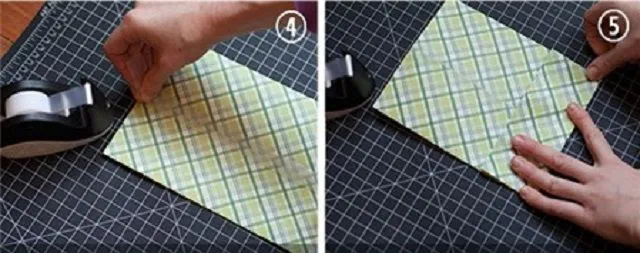 Dán cố định nếp túi