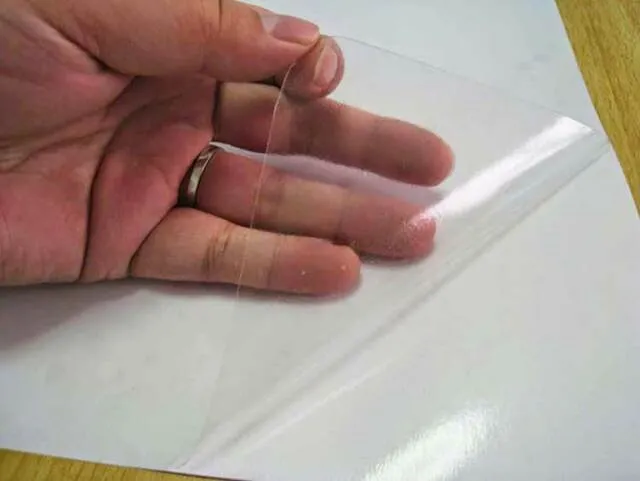 Giấy Decal trong suốt