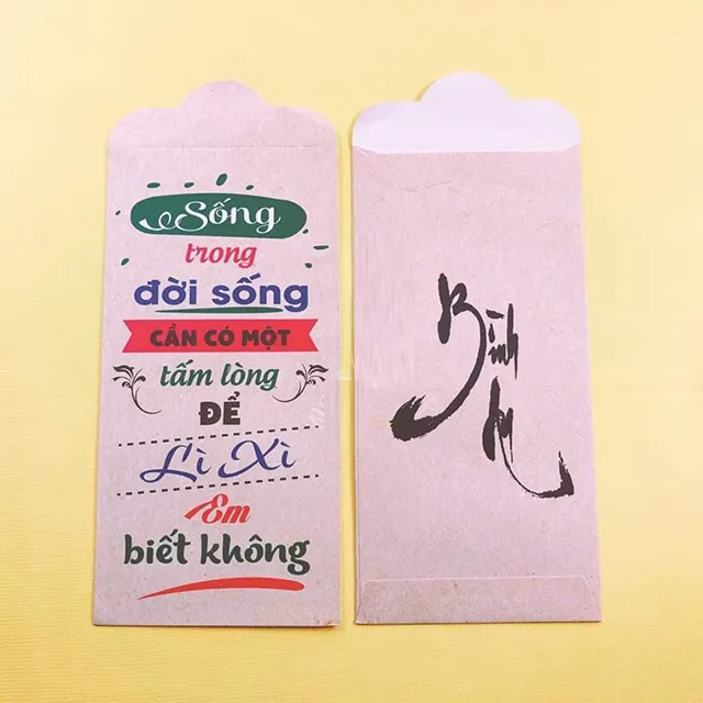 Giấy Ford được dùng khá phổ biến khi in bao lì xì