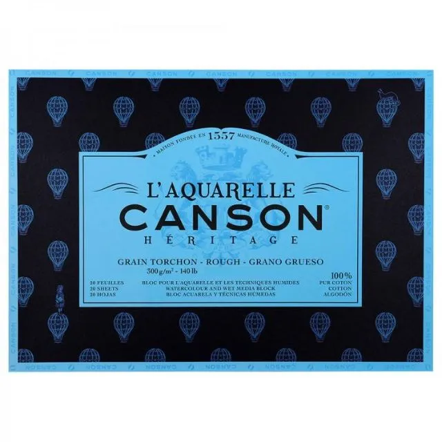 Giấy vẽ màu nước L’Aquarelle Canson Heritage