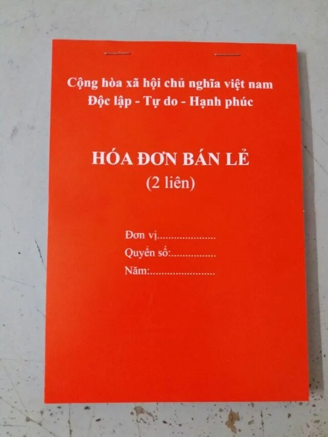 Khi nào sử dụng mẫu hóa đơn bán lẻ?