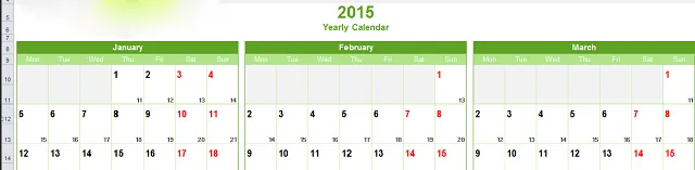 Tự làm lịch để bàn bằng excel, word