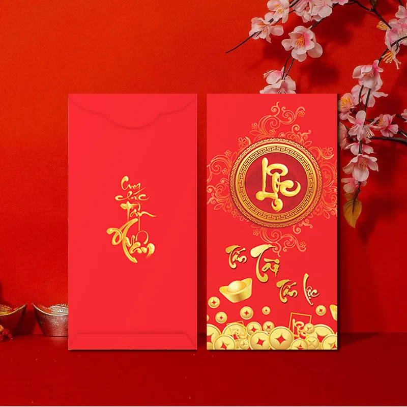 In phong bao lì xì theo kiểu truyền thống