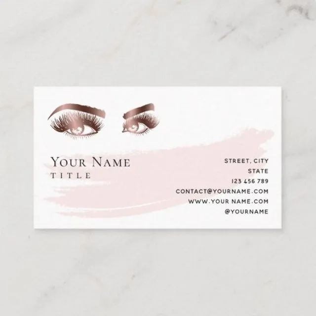 Những lưu ý khi thiết kế card visit phun xăm thẩm mỹ