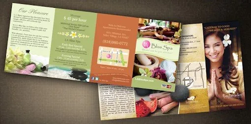 Mẫu brochure spa phong cách hiện đại