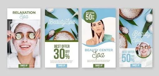 Mẫu brochure spa thiên nhiên tạo cảm giác thư thái