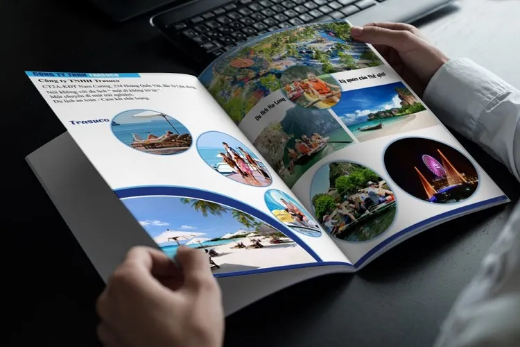 Mẫu catalogue du lịch của Trasuco