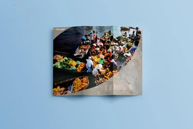 Mẫu tờ gấp quảng bá du lịch Mẫu tờ gấp quảng bá du lịch