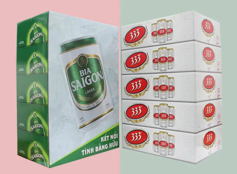 Mẫu in offset thùng bia