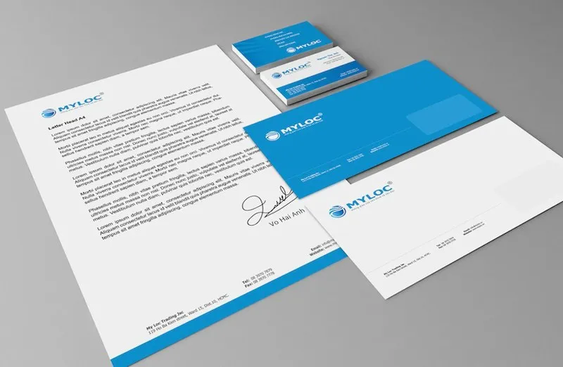 Mẫu tiêu đề thư dành cho doanh nghiệp