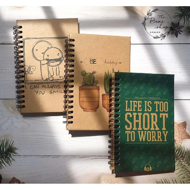 Những cuốn sổ handmade với phong cách vintage