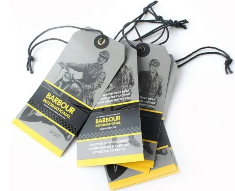 Tag treo bằng giấy Couche