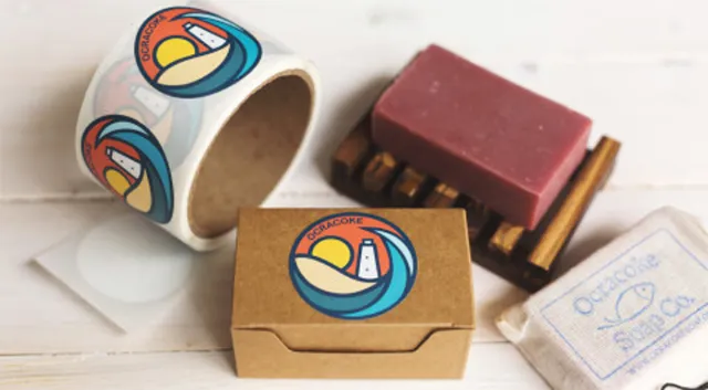 Tem nhãn mịn mờ dạng cuộn