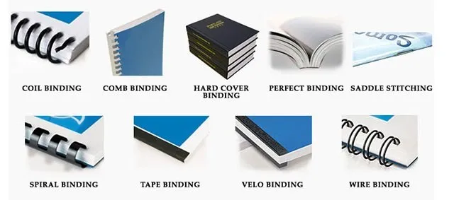 Các dạng đóng gáy sổ tay ghi chép