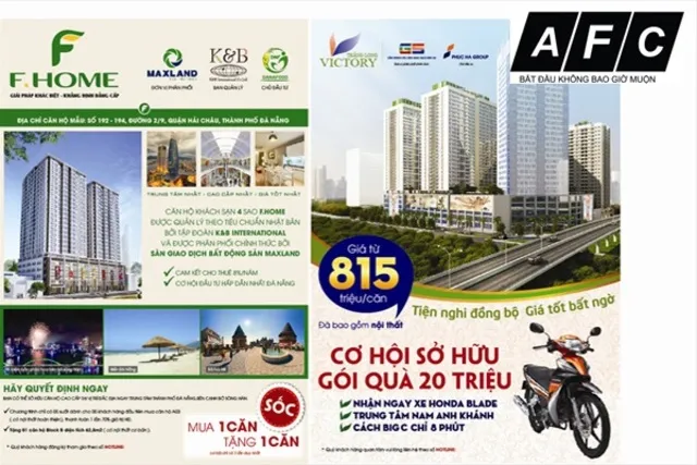 Tờ rơi bất động sản FHome