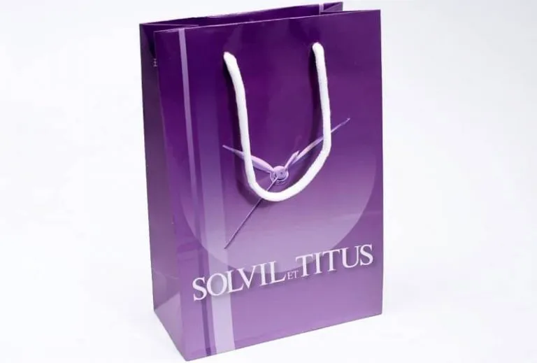 Túi giấy bằng giấy Couche