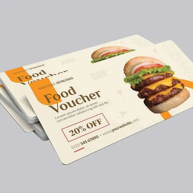 Voucher giảm giá hamburger