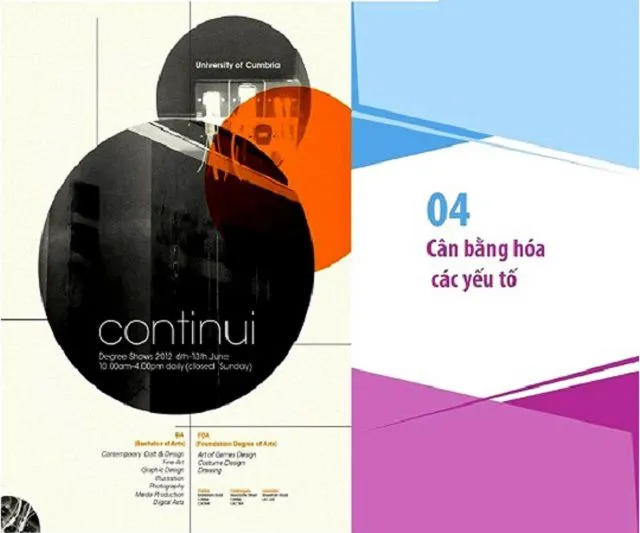 Yếu tố đối xứng trong poster