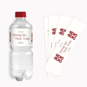 In tem nhãn chai nước số lượng ít