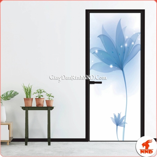 In tranh 3D dán kính nghệ thuật cho cửa thông phòng 1 cánh