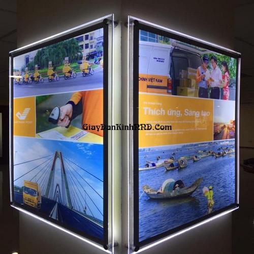 In decal PP quảng cáo dán kính