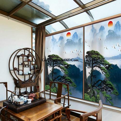 in tranh dan kinh bang decal trang (4)
