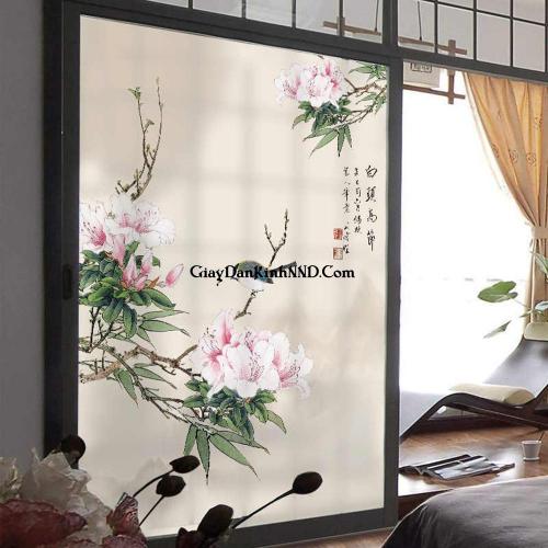 Tranh dán kính nghệ thuật trang trí cho phòng ngủ