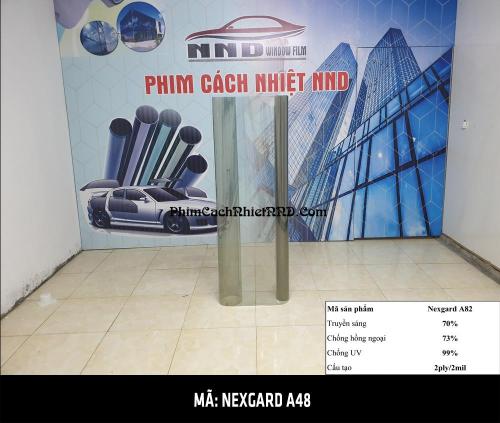 Nexgard A82 là mã phim dán kính cách nhiệt trong suốt chuyên dán kính lái xe hơi rất thích hợp sử dụng cho các show room, cửa hàng muốn dán kính cách nhiệt nhưng vẫn giữ nguyên tầm view