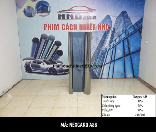 phim dán cách nhiệt của Hàn Quốc mã sản phẩm A88 thương hiệu Nexgard, sản phẩm được phân phối độc quyền bởi giấy dán kính NND tại Hà Nội