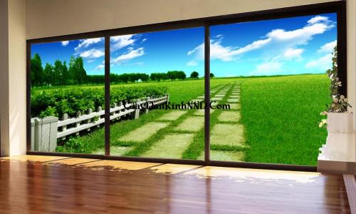 Những bức tranh dán kính về thiên nhiên, về con người luôn mang đến cho người xem cảm giác thoải mái, tự do. Hòa mình với thiên nhiên là một trong những cách thư giãn tốt nhất để tránh xa khói bụi chốn thị thành.